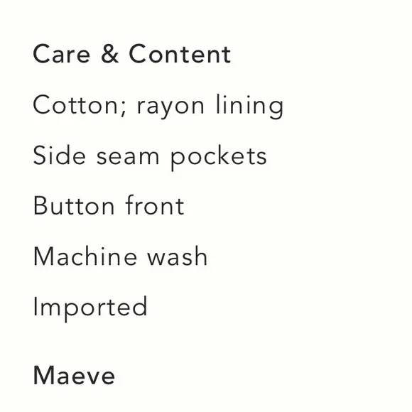 MWT Anthropologie Maeve Collared Poplin Floral  Swing Mini Dress L - Picture 12 of 12